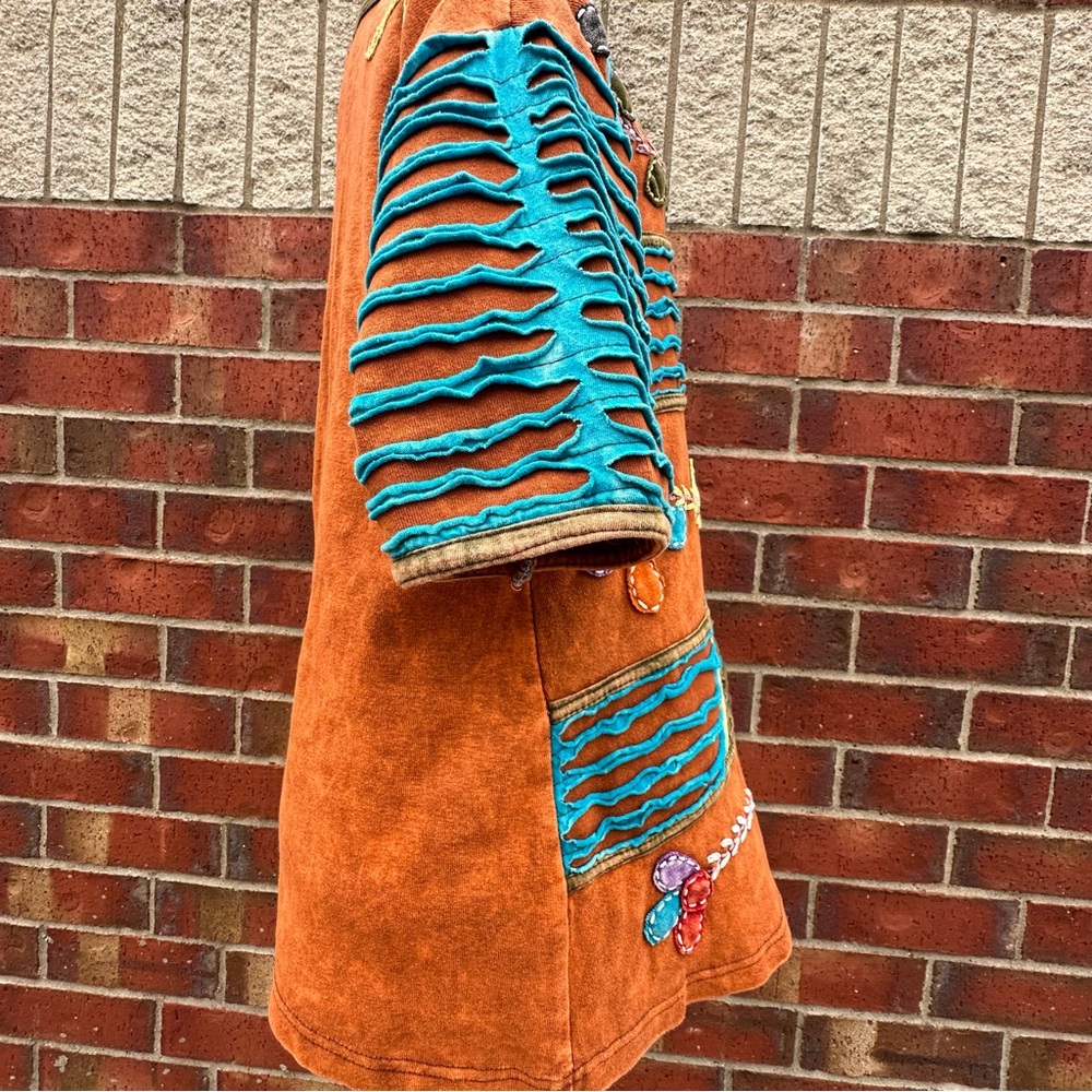 Boho Rising International Patchwork Appliqu Tee F… - image 6